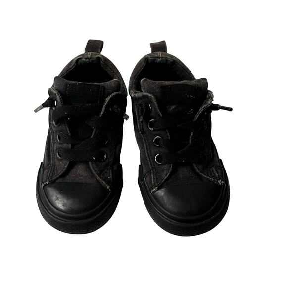 Converse CT AS Street High Top Sneakers - Toddler Size 8 Black - Picture 1 of 5